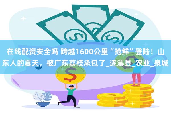 在线配资安全吗 跨越1600公里“抢鲜”登陆!山东人的夏天,被广东荔枝承包了_遂溪县_农业_泉城