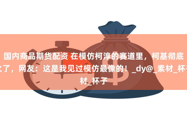 国内商品期货配资 在模仿柯淳的赛道里，柯基彻底火了，网友：这是我见过模仿最像的！_dy@_素材_杯子
