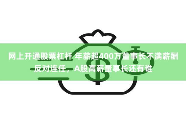 网上开通股票杠杆 年薪超400万董事长不满薪酬反对连任,A股高薪董事长还有谁